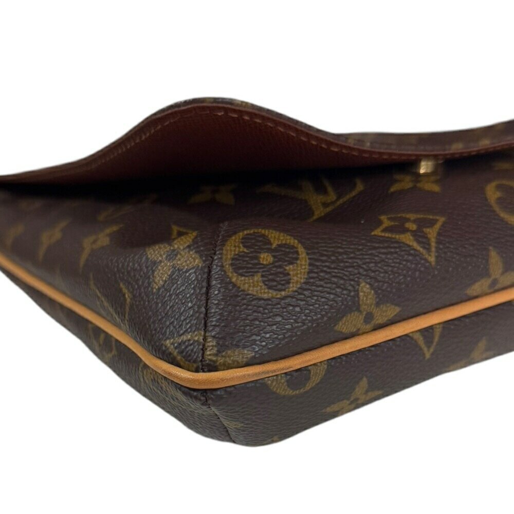LOUIS VUITTON Authentic Brown Monogram Canvas Shoulder Bag - Picture 7 of 8